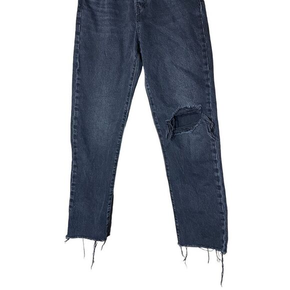 Levi’s Premium Wedgie Straight Distressed Jeans Size 25 - Picture 3 of 9